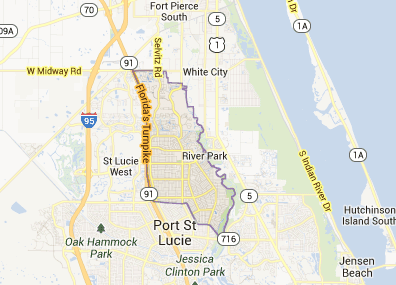 Port Saint Lucie Zip Code Map Homes and Real Estate for Sale in 34983 Zip Code of Port St. Lucie 
